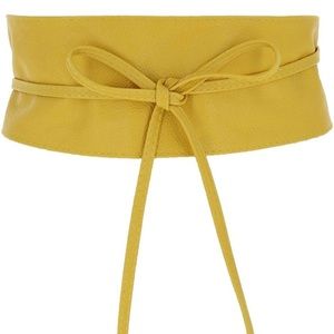 leatherette corset inspired Obi Belt